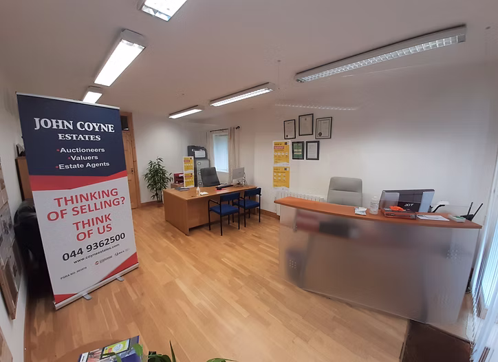 Inside the John Coyne Estates office